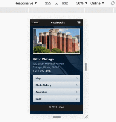 Hilton Responsive Design
